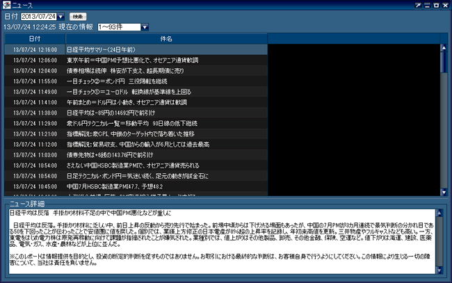 ヒロセ通商LIONFX(情報ツール)