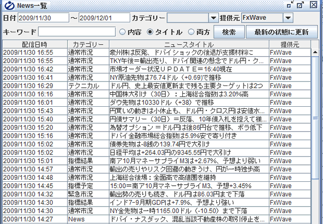 IDO証券(情報ツール)