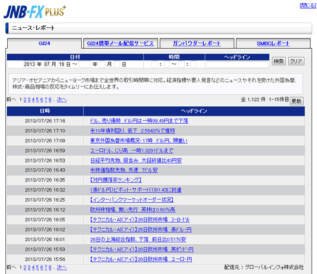 JNB-FX PLUS(情報ツール)