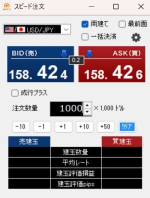 セントラル短資ＦＸ[ＦＸダイレクトプラス](スピード注文系システム)