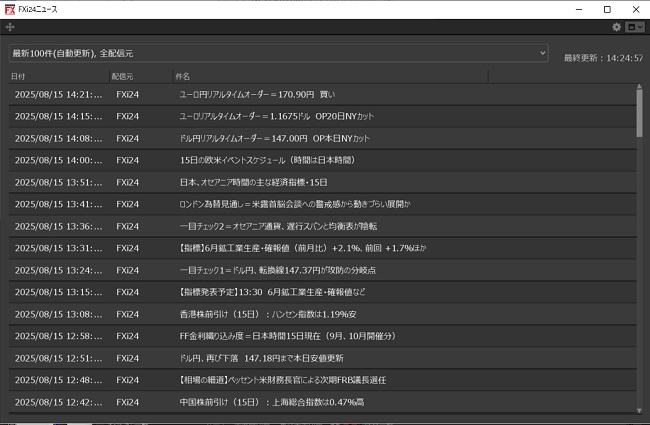 岡三証券[岡三アクティブFX](情報ツール)