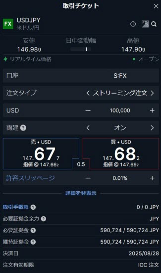 サクソバンク証券[FX](スピード系注文)