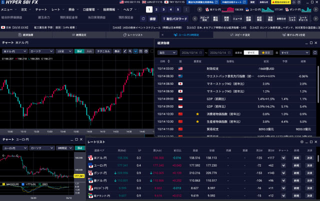 SBI証券[SBIFX](取引画面全体)